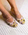 Floral Flat Shoes - 1