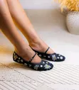 Floral Flat Shoes - 3
