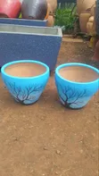 Terryscape Small Painted Flower Pots - 1