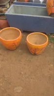 Terryscape Small Painted Flower Pots - 3