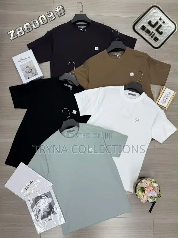 Cotton Round Neck T-Shirts - 1