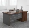 Executive Curved Office Desk 140cm - 1
