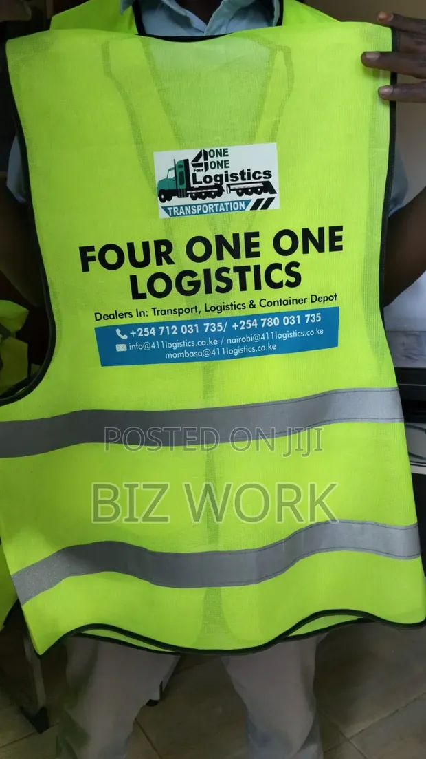 Custom Logo Reflective Safety Wear Jacket - 1