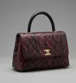 Chanel Python Coco Handle Flap Bag - 1