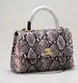 Chanel Python Coco Handle Flap Bag - 3