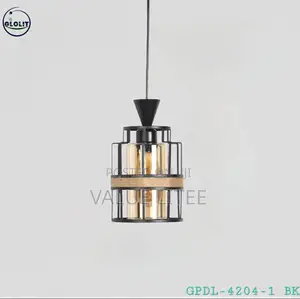 Single Pendant Light - Gold Finish