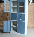 Kabati la Faili la Bluu Linalofungwa na Sefu - 3