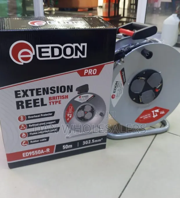 EDON 50M Extension Reel with Overheat Protector - 1
