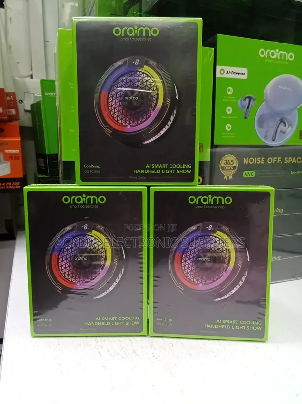 Oraimo Coolsnap AI Smart Cooling Phone Fan - 1