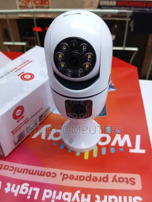 Smart V380 Bulb CCTV Camera with Dual Lens PTZ WiFi