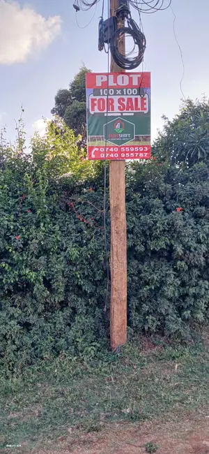 50x100 Plot Bordering Southern Bypass, Thogoto