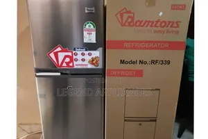 Ramtons 138L Double Door Fridge - Brand New