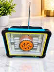 Multifunctional Solar Emergency Floodlight with Bluetooth Radio - 2