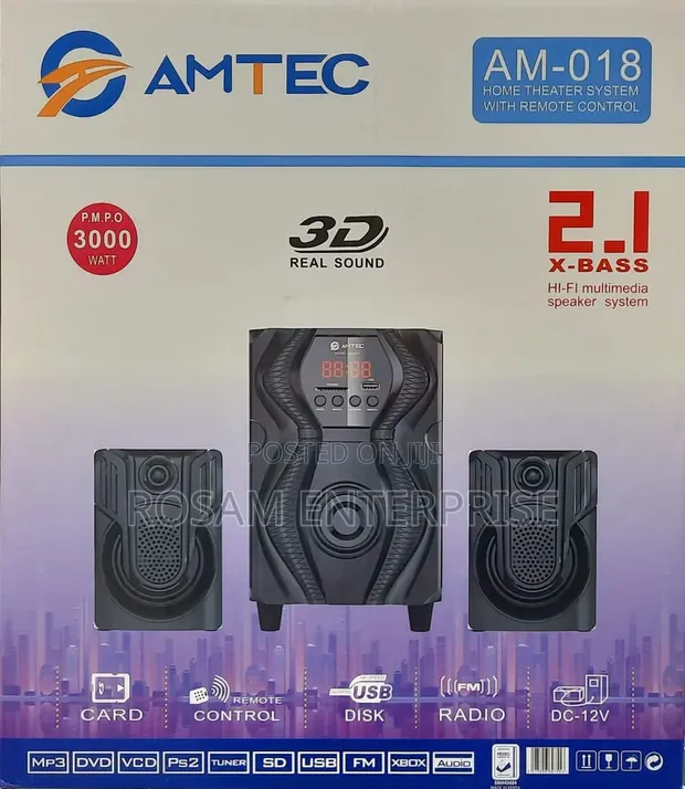 Amtec AM-018 2.1 Woofer System - 1