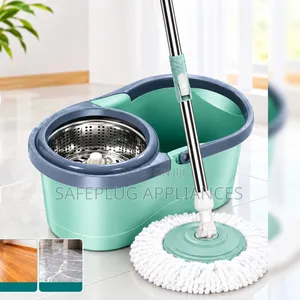 Magic Spin Mop Bucket with Metal Spinner - Brand New