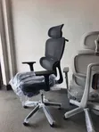 High-Back Ergonomic Office Chair with Adjustable Headrest - 3