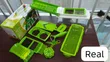 12pc Veggie Cutter Nicer Dicer Chopper - 2