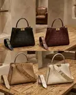 Fendi Embossed FF Monogram Peekaboo Bag - 4