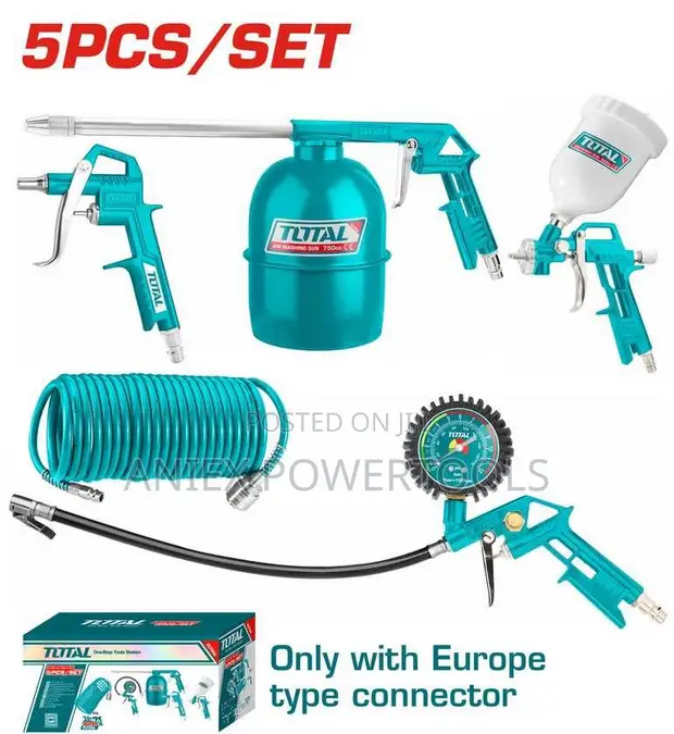 Total TATK053 5-Piece Air Tool Set - 1