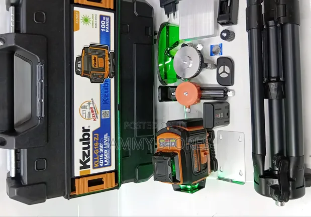 Kzubr 360° 4D 16-Line Cross Line Laser Level - 1