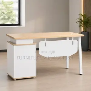 1.4m Modern Office Desk with Drawers