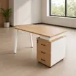 1.4m Modern Office Desk with Drawers - 4
