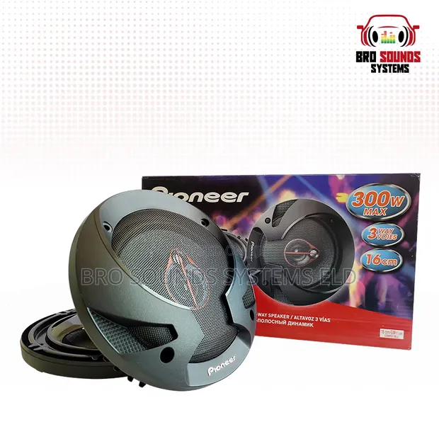Pioneer 6.5 Inch 3-Way Coaxial Car Speakers TS-R1651S-2 - 1