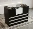 Dawati la Ofisi la Mpokeaji 120cm - Kahawia - 2