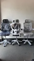 Ergonomic Mesh Office Chair with Adjustable Headrest - 1