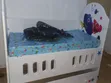 Kitanda cha Mtoto Kipya na godoro na walinzi wa pembeni - 1