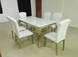 6 Seater Executive Modern Marble Dining Table - 2