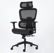 High Back Office Staff Chair - Black Fabric - 2