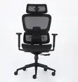 High Back Office Staff Chair - Black Fabric - 3