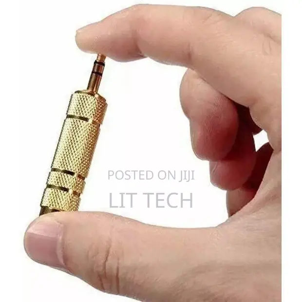 3.5mm Male to 6.35mm Female Stereo Audio Adapter - 1