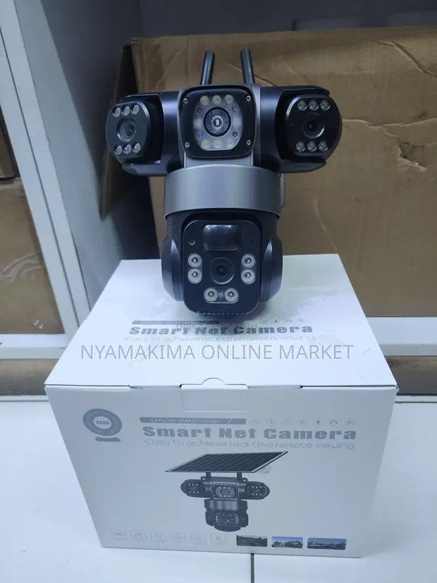 4G Triple Lens Solar CCTV Camera - 1