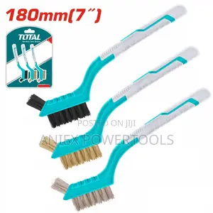 Total TAC38033 3-Piece Abrasive Brush Set 180mm (7")
