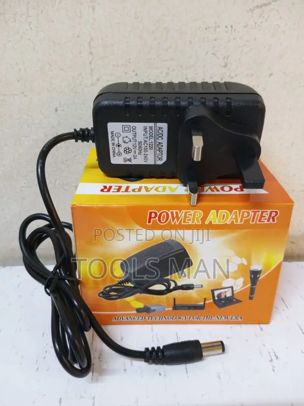 12V 2A AC/DC Power Adapter (Model 1220) - 1