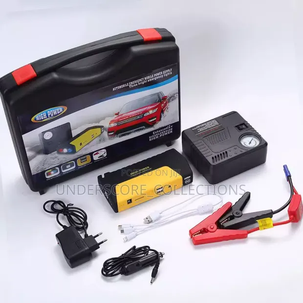 2 Cylinder Air Compressor Tyre Inflator 85LPM - 1