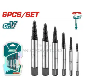 Total TACSE0061 6-Piece Screw Extractor Set