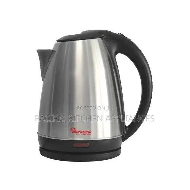 Ramtons RM/570 - 1.7L Cordless Kettle ya Stainless Steel - 1