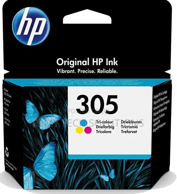 HP 305 Tri-Color Original Ink Cartridge - 1