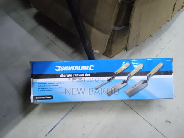 Silverline Margin Trowel Set - Brand New - 1