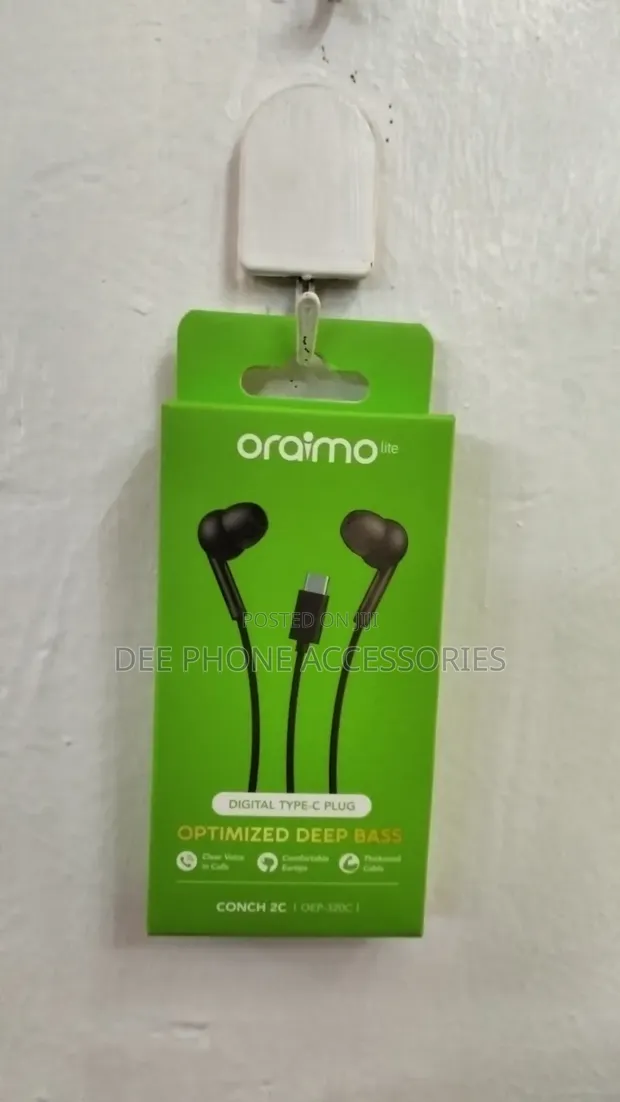 New Oraimo Type-C Wired Earphones - 1