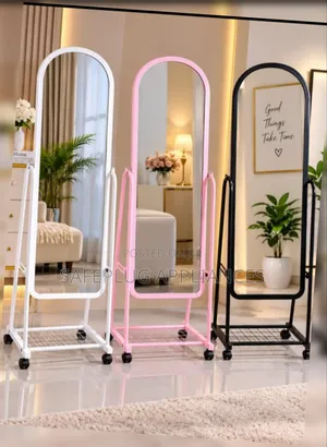 Mobile Full Body Dressing Mirror on Wheels