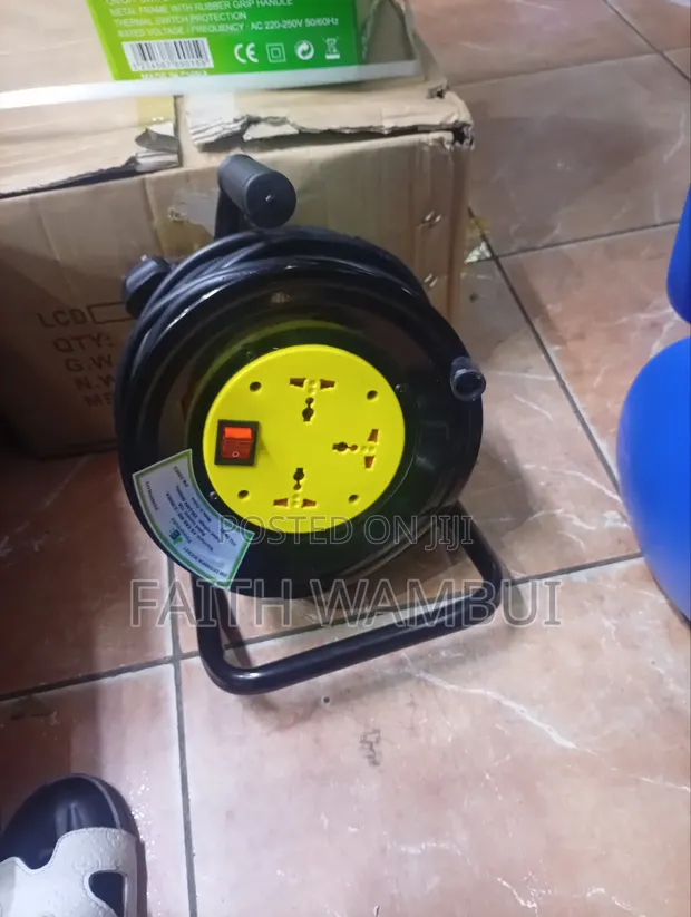 25m 2.5mm Powermate Cable Reel Extension Cord - 1