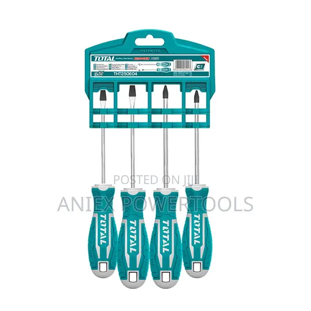 Total THT250604 Set ya Screwdriver Vipande 4 - 1