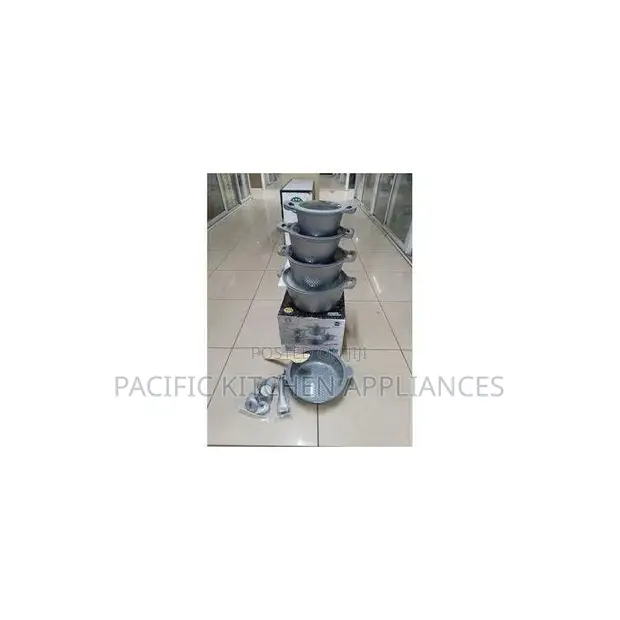 Bosch 11pc Cookware Set with Silicone Lid Covers (Grey) - 1