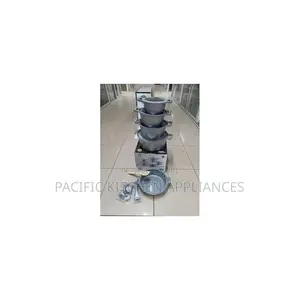 Bosch 11pc Cookware Set with Silicone Lid Covers (Grey)