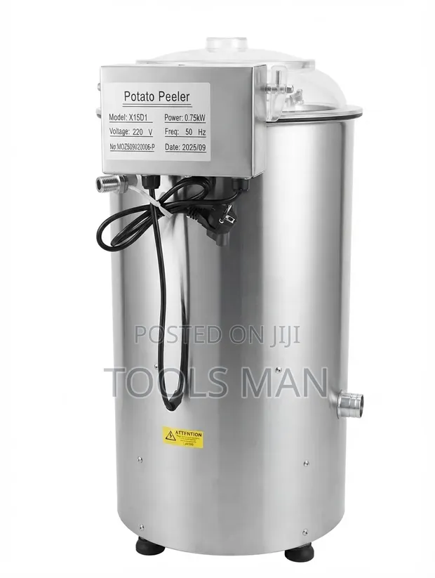 Mashine ya Kupelea Viazi X15D1 0.75kW Chuma cha Kutuo - 1