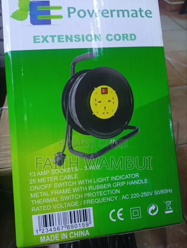Powermate 2.5mm Reel ya Cable ya Viwandani - 1